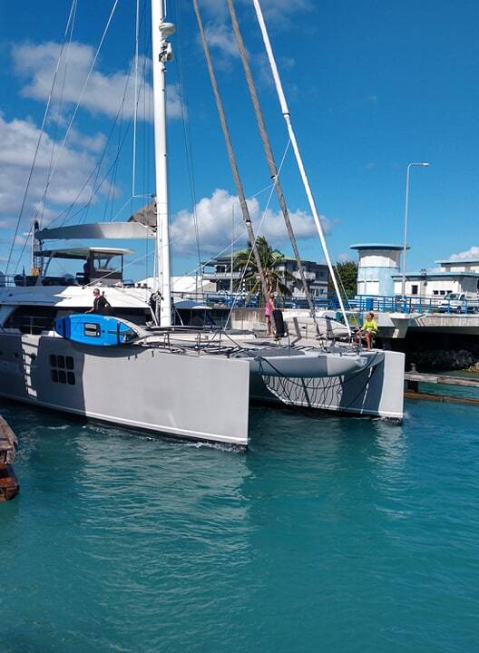 Attached picture David Cat entering SMYC marina.jpg